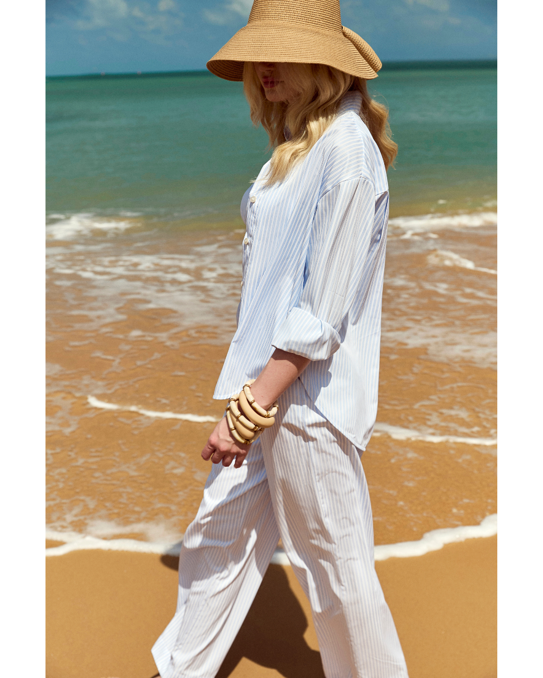 Blusa Flora Camisaria Oversized