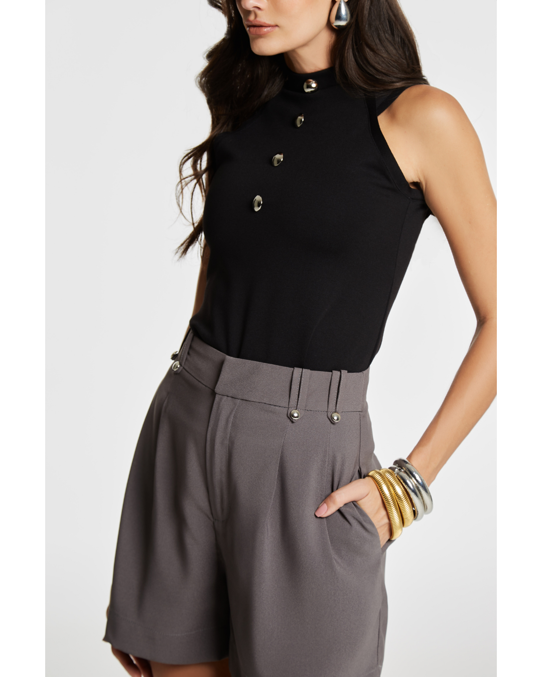 Blusa Chloe Gola Alta