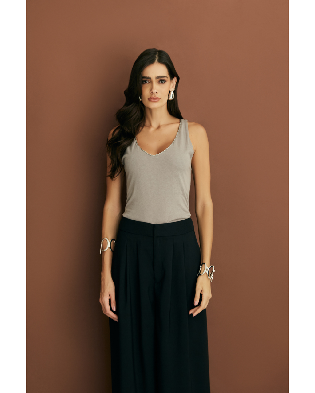 Calça Emma Pantalona Preta