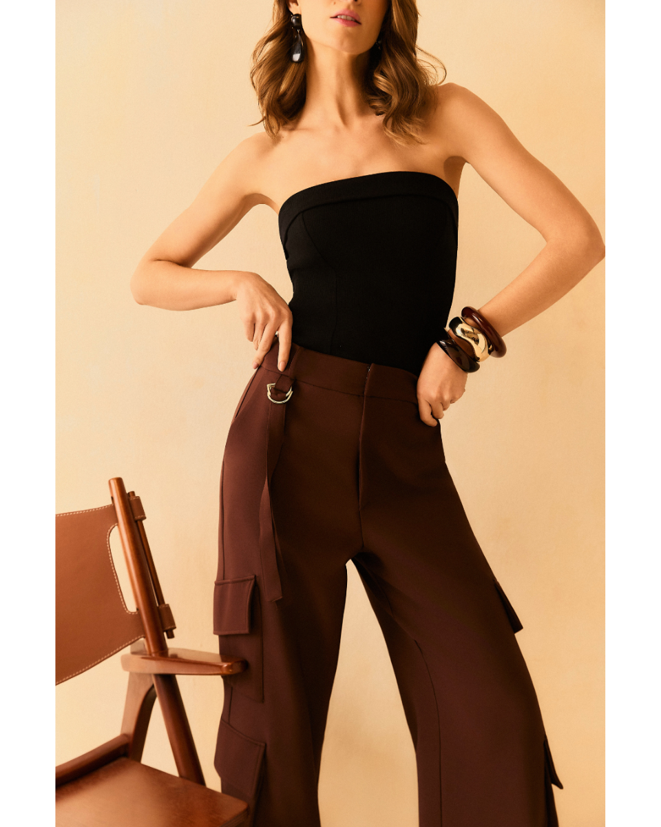 Blusa Emma Tomara que caia preto