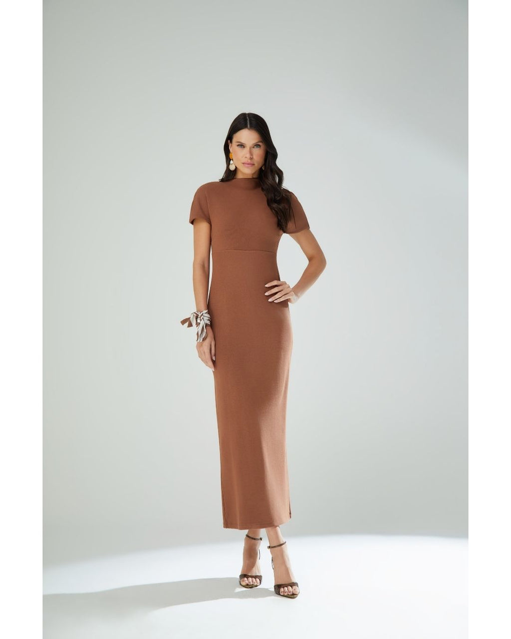 Vestido Melina Long Marrom