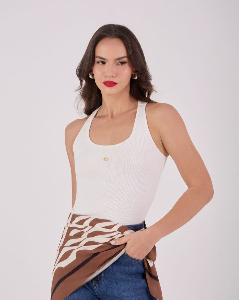 Blusa Alba Canelada Gift
