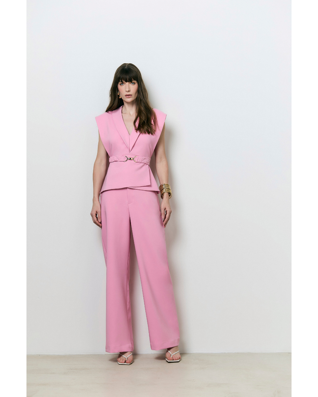 Calça Dominique Reta Rosa