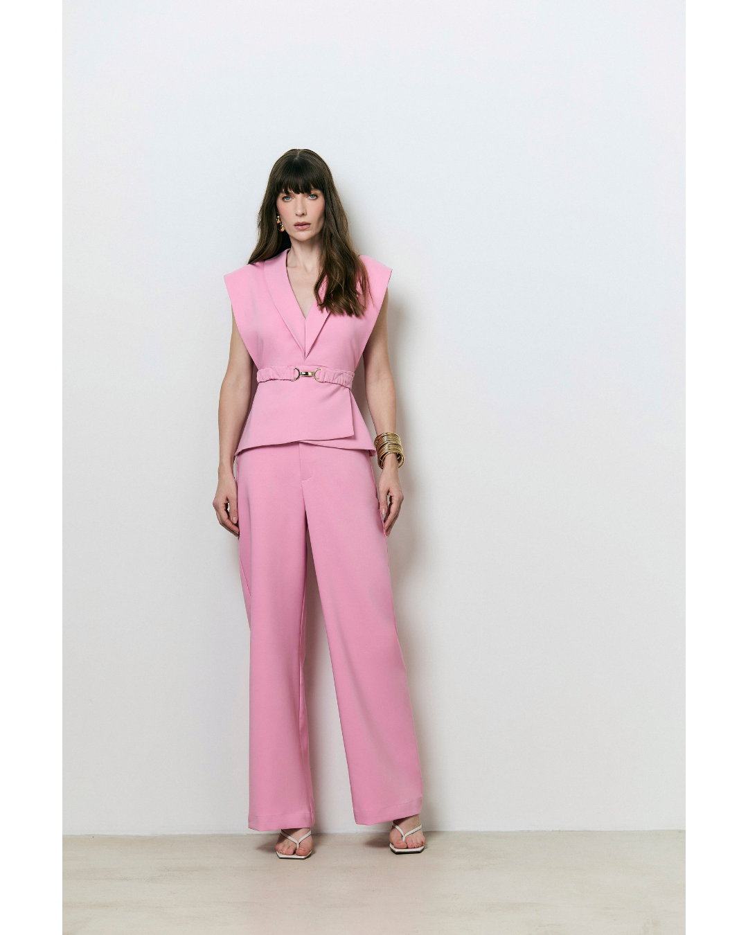 Calça Dominique Reta Rosa