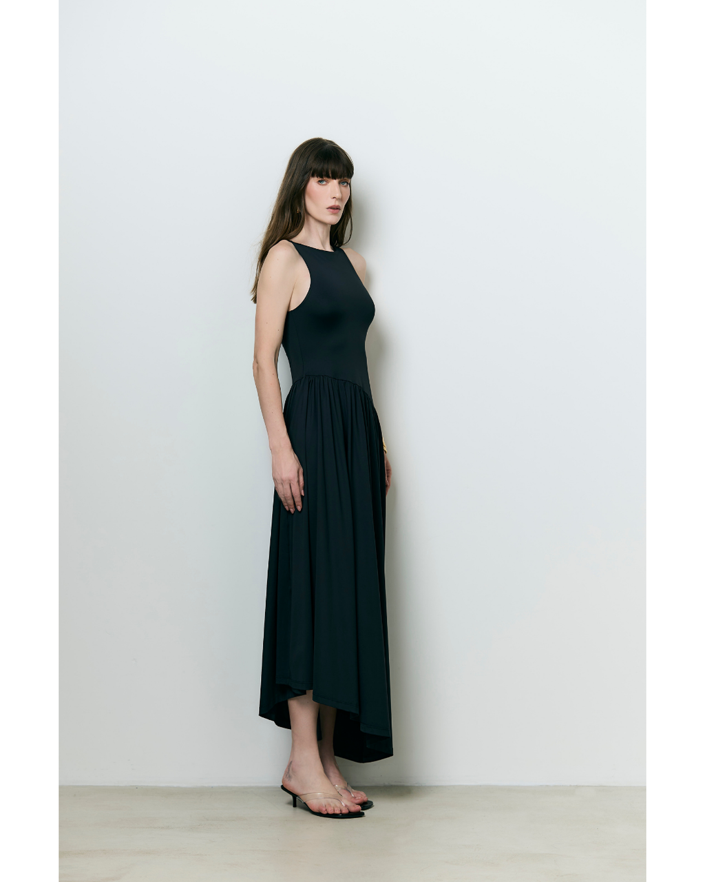 Vestido Thalia Long Det. Fenda Preto