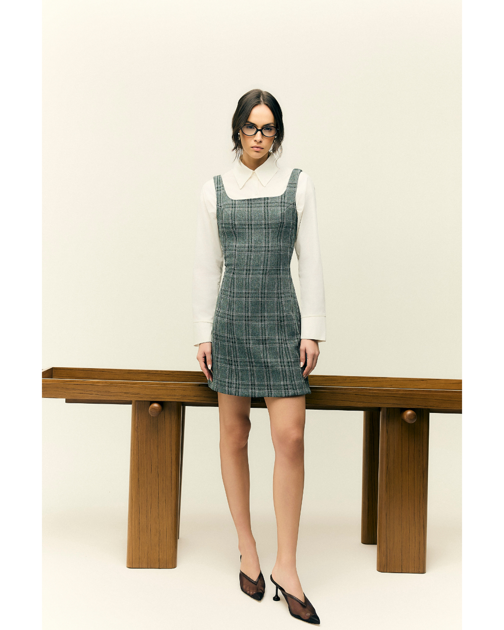 Blusa Fran Camisaria Manga Longa Dec. Gola Off White