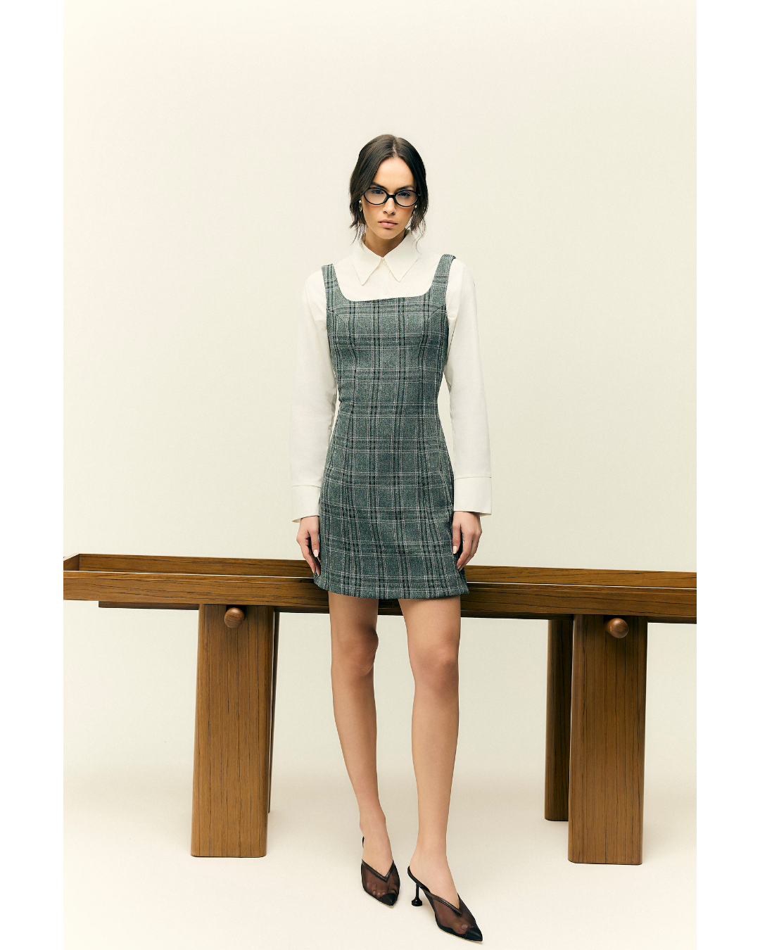 Blusa Fran Camisaria Manga Longa Dec. Gola Off White