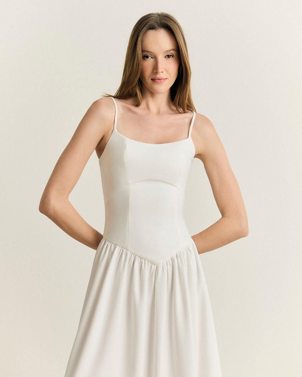 Vestido Juliana Longo Off White
