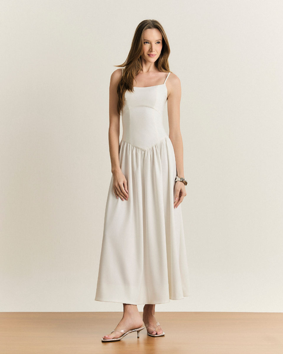 Vestido Juliana Longo Off White