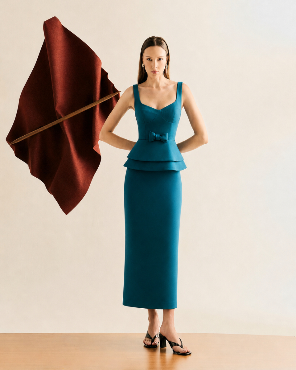 Vestido Jenifer Long Verde