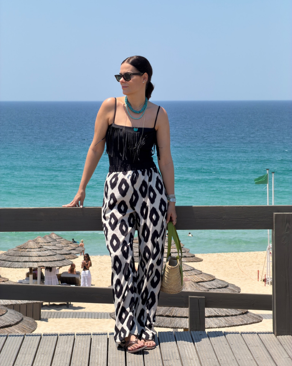 Calça Maíra Reta Estampada