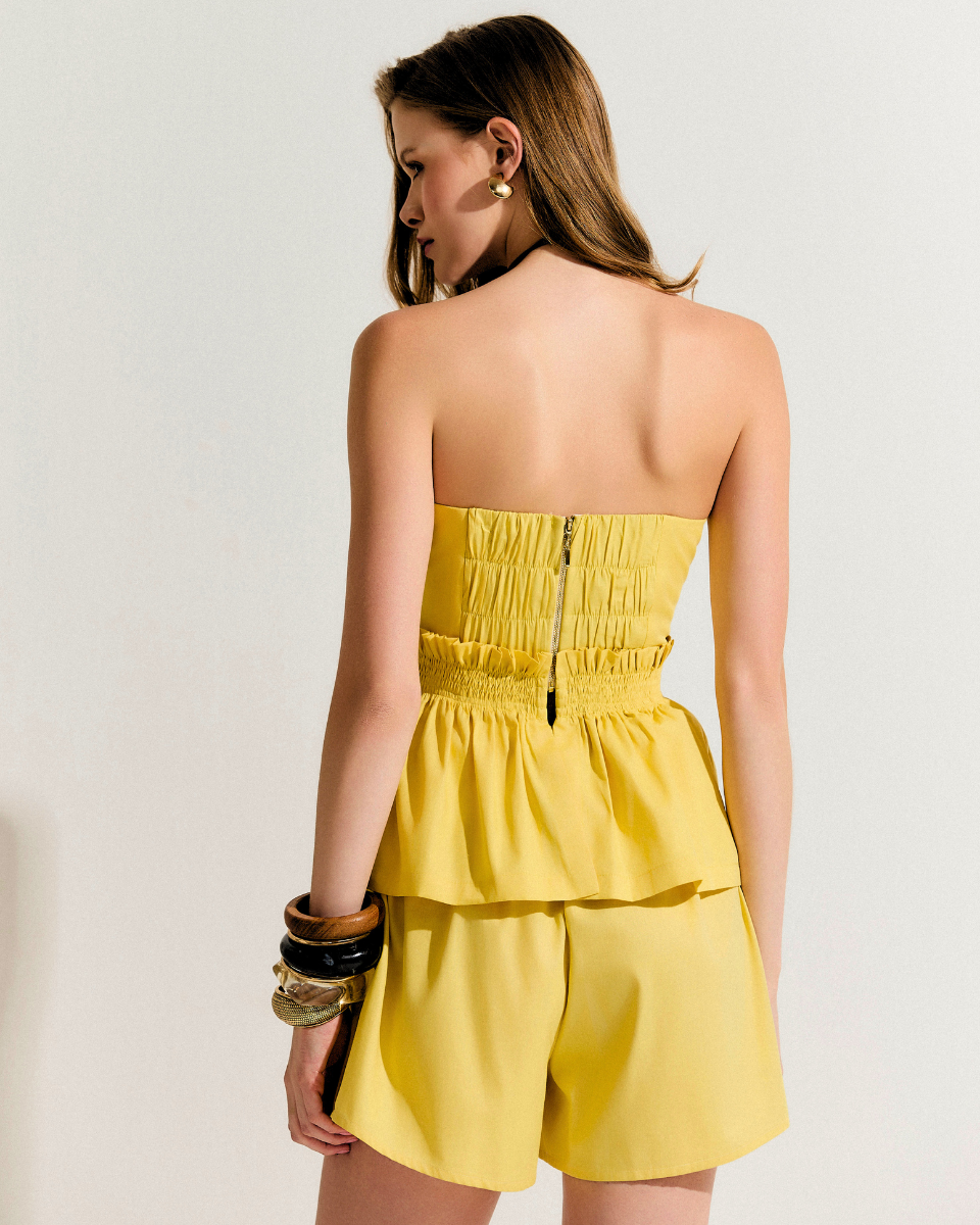 Short Kiria Amarelo