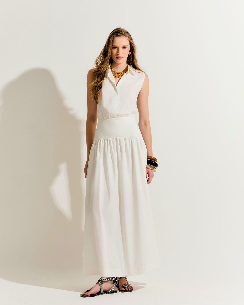 Vestido Olivia Off White
