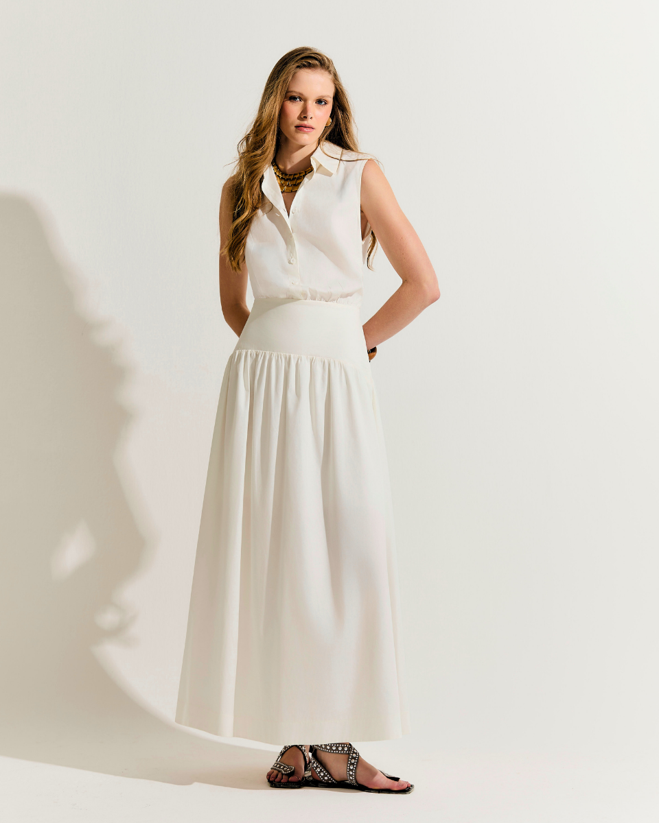 Vestido Olivia Off White
