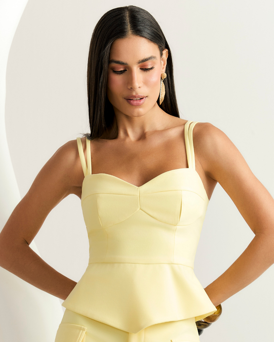 Blusa Larissa Amarelo