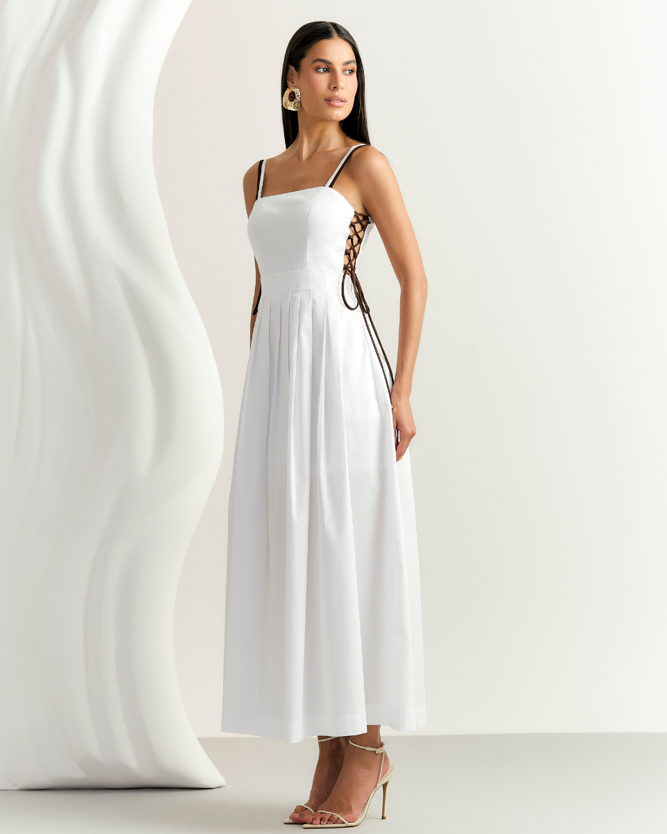 Vestido Luciana Longo Off White