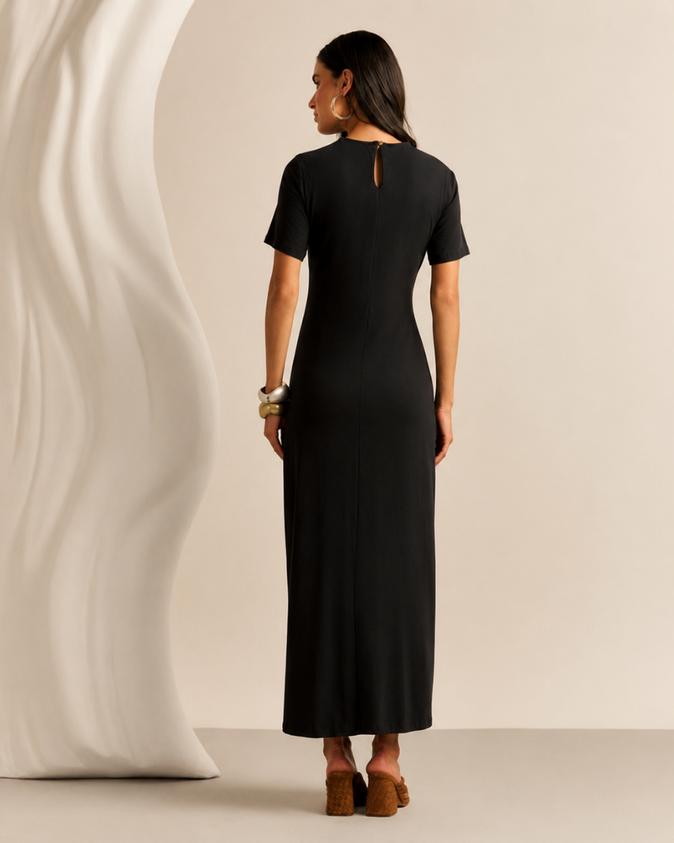 Vestido Daniela Longo Preto