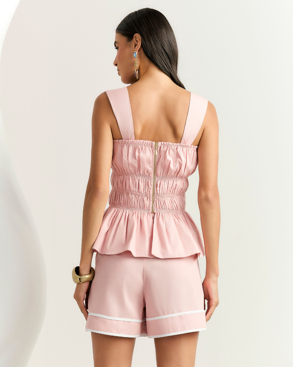 Short Sophia Curto Rosa