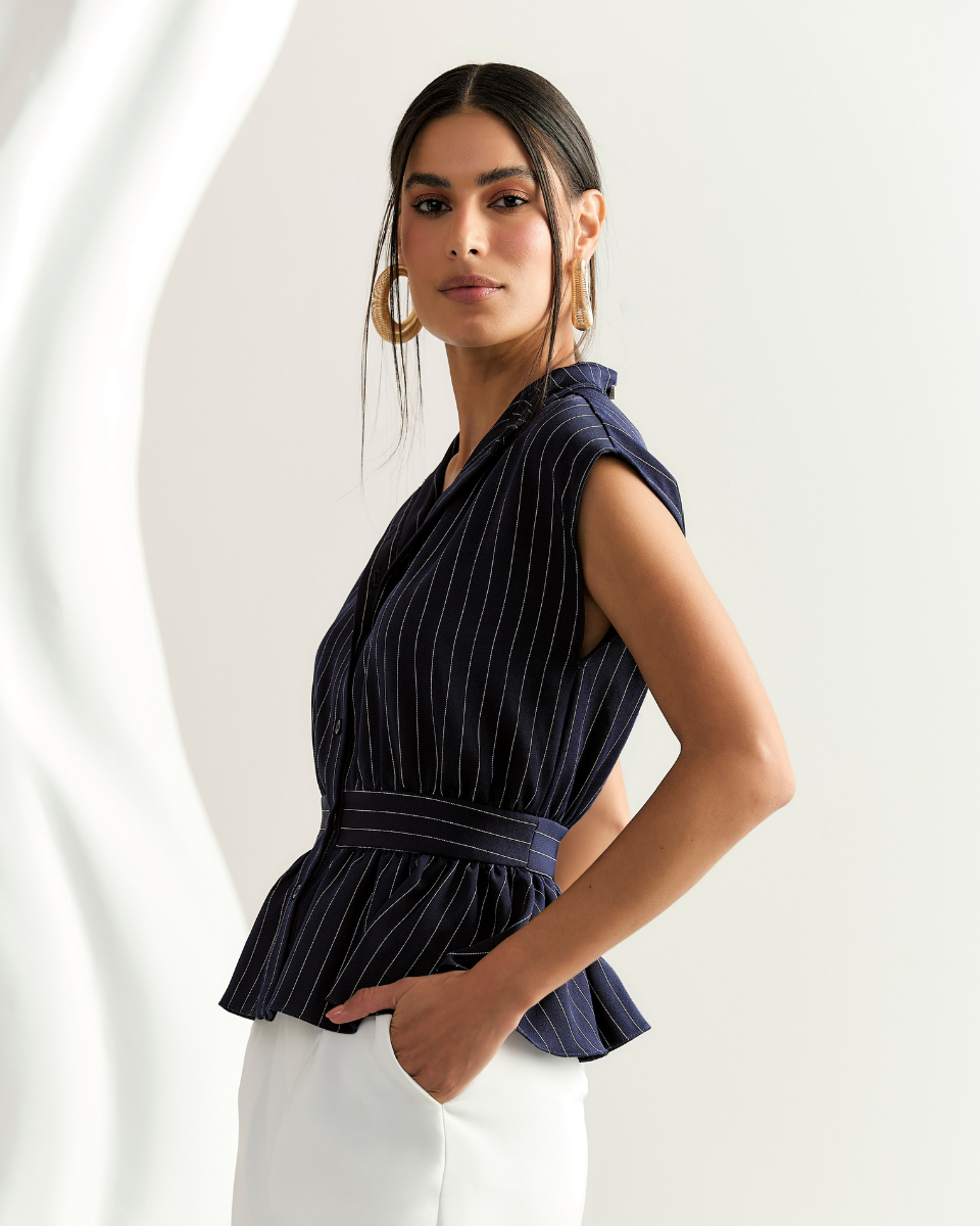Blusa Pietra Azul