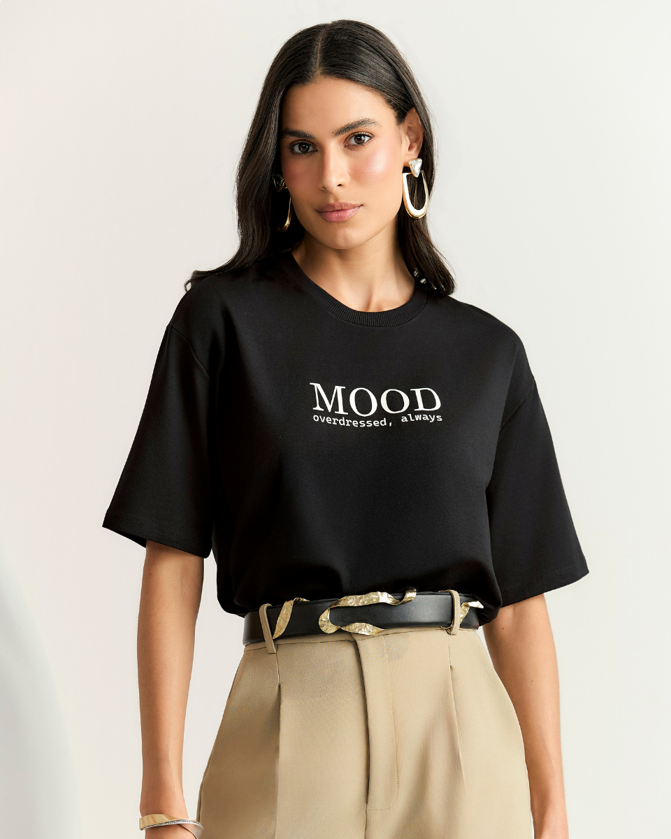 Blusa Luisa T-shirt Preto