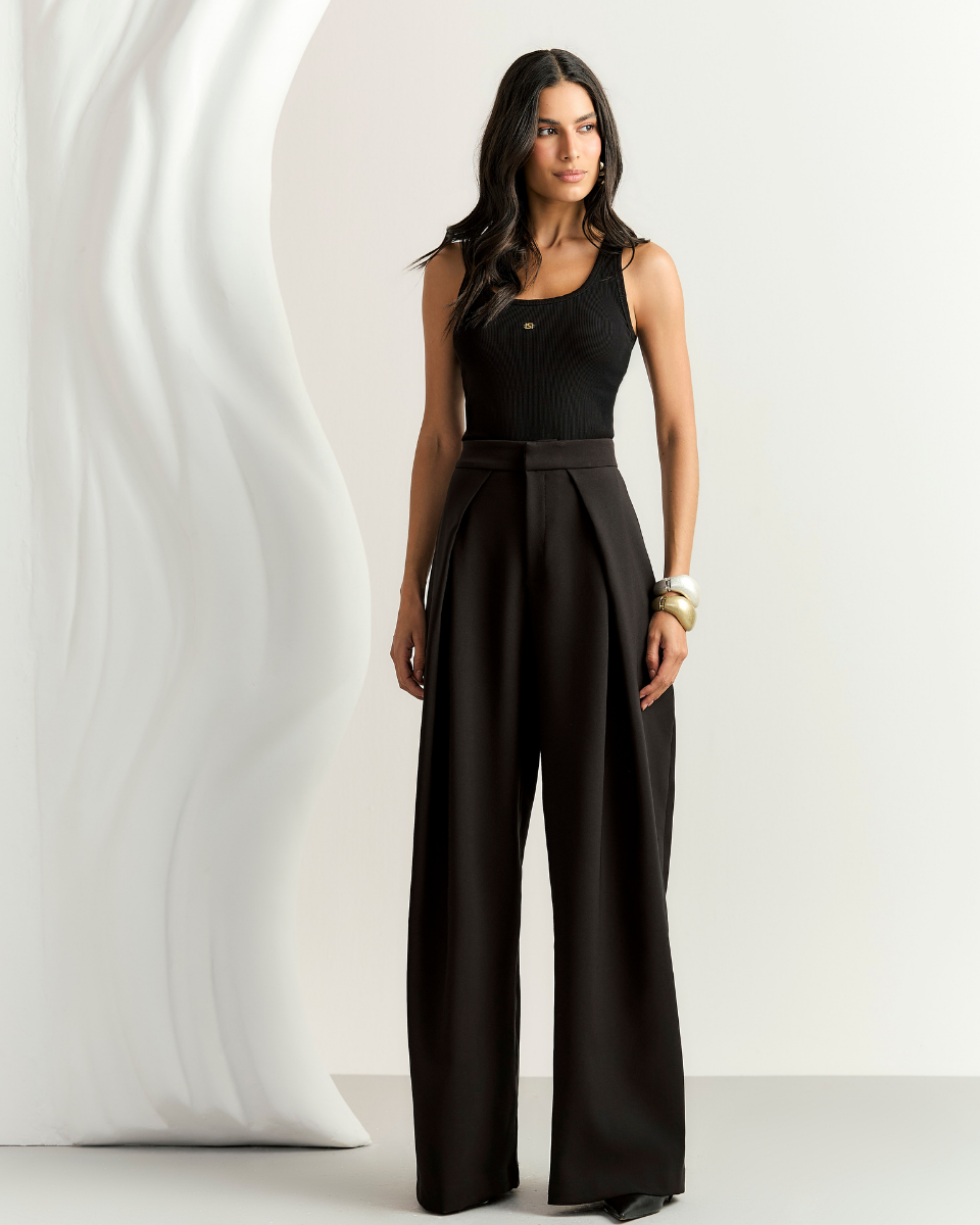 Blusa Julia Regata Preto