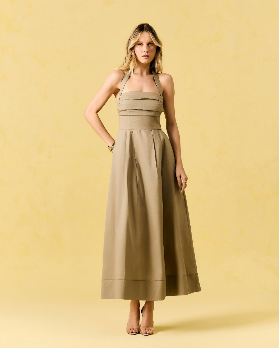Vestido Isadora Marrom