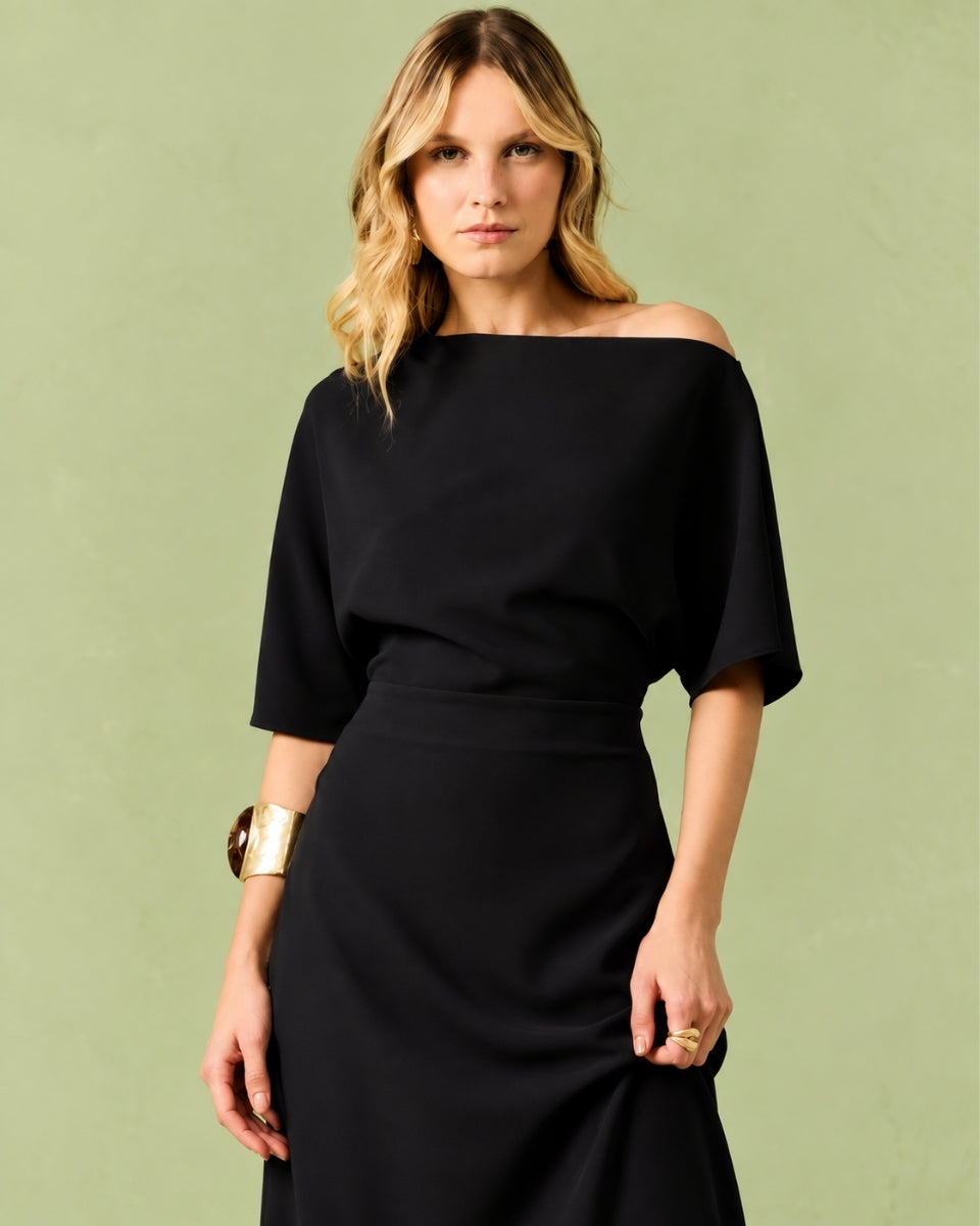 Vestido Selene Preto