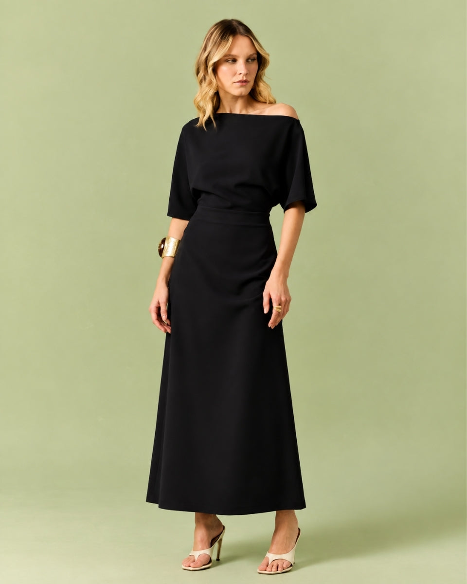 Vestido Selene Preto