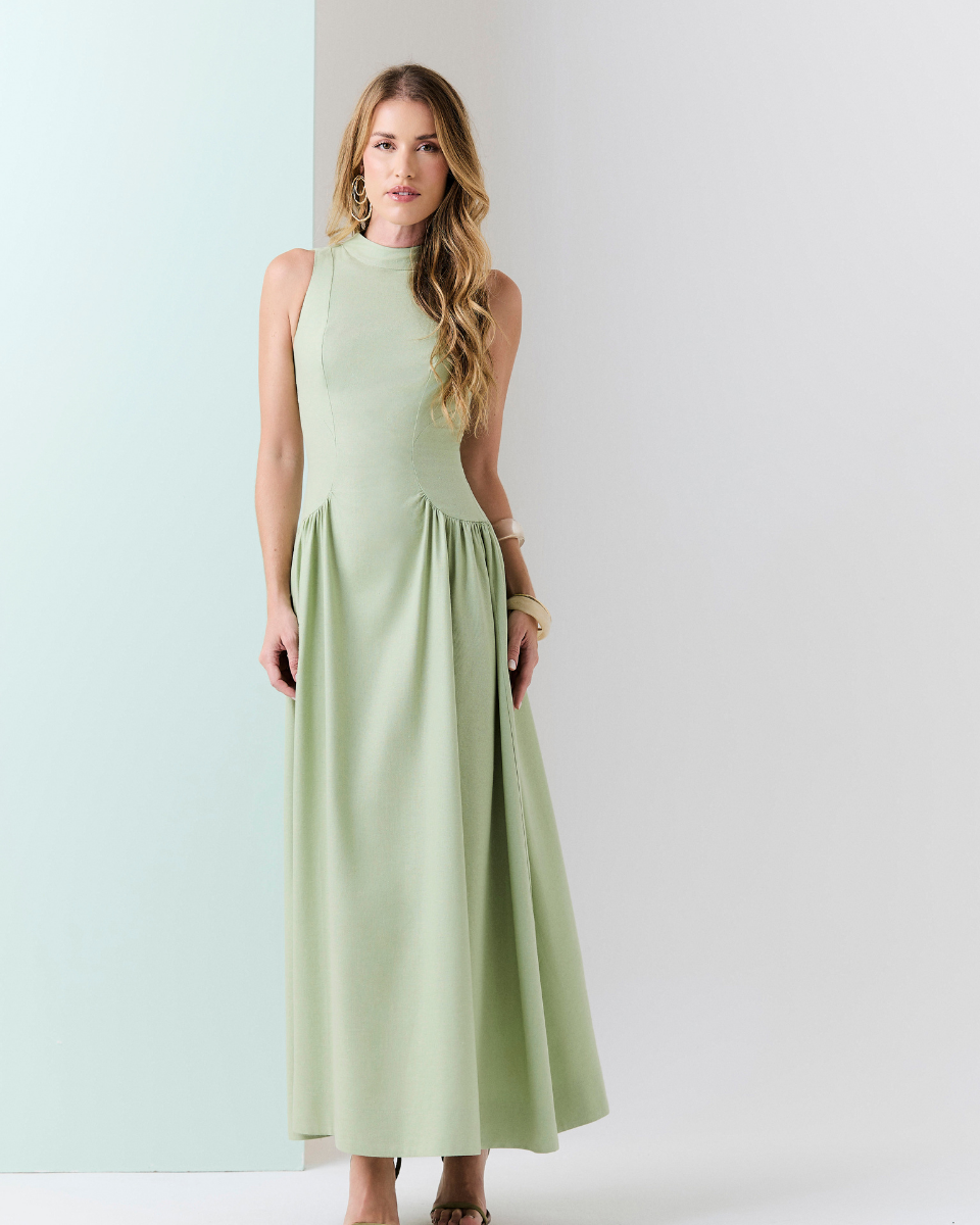 Vestido Heloá Verde