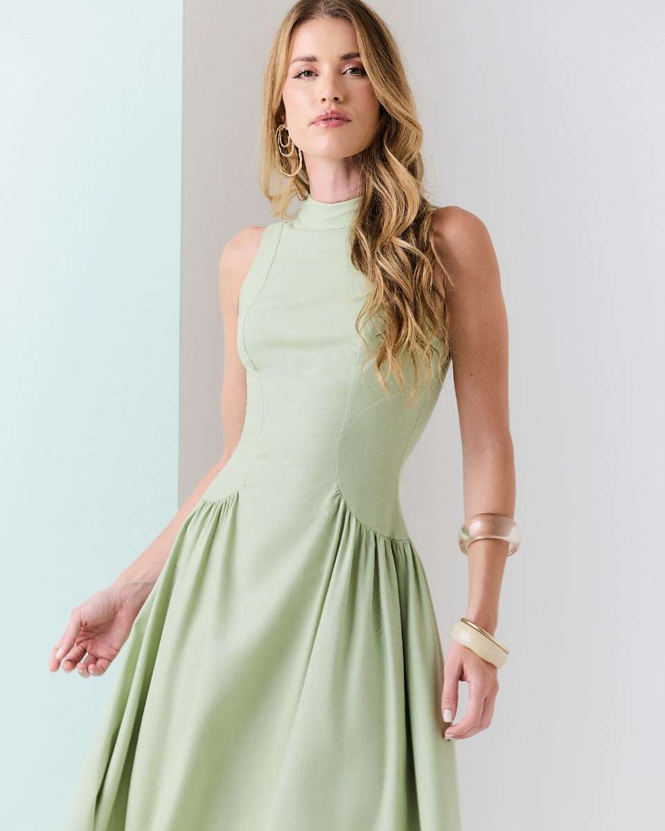 Vestido Heloá Verde